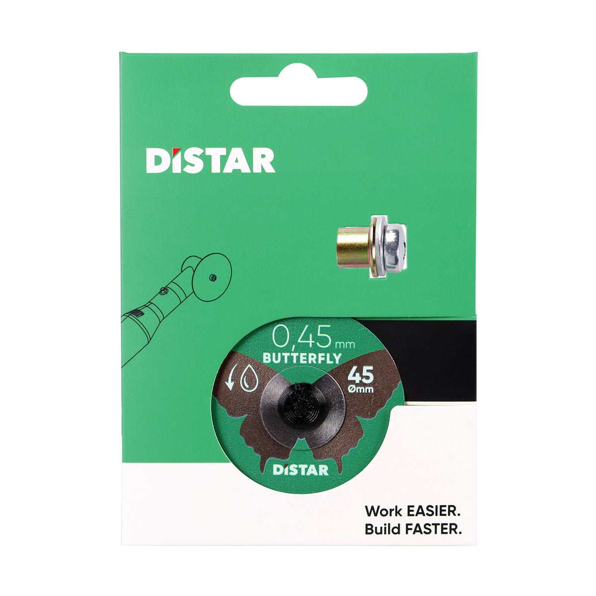 Distar BUTTERFLY 45 razor precision diamond cutting blade in original packaging