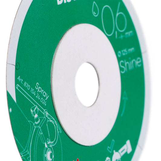 Distar SHINE diamond cutting blade thin diamond layer close-up