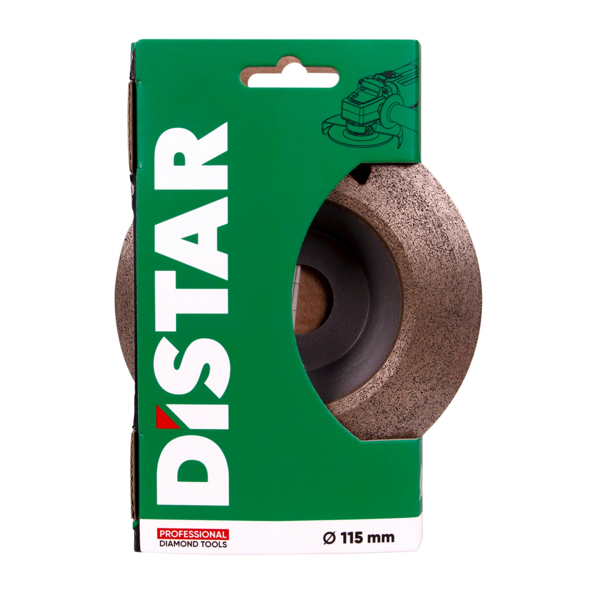Distar SoftEDGE 115 mm diamond grinding cup in original packaging