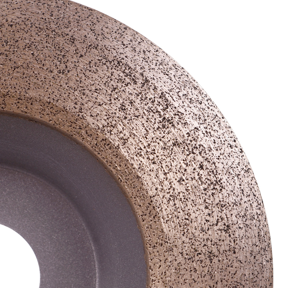Diamond grinding surface of Distar SoftEDGE 115 mm grinding cup close-up