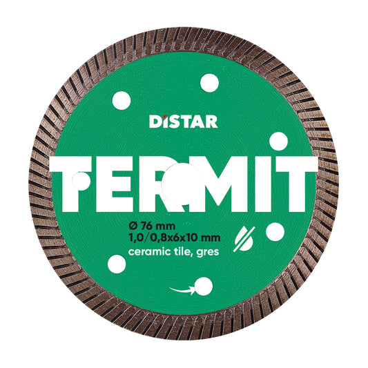 Distar Termit 76 mm diamond cutting blade for ceramic and porcelain tiles